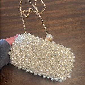 Elegant Pearl Clutch